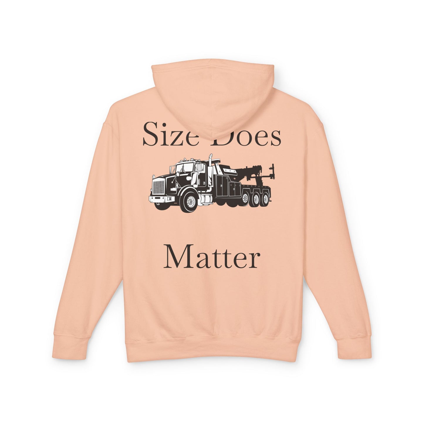 Size Does Matter Unisex Lightweight Hoodie