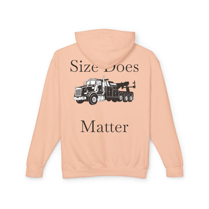 Size Does Matter Unisex Lightweight Hoodie