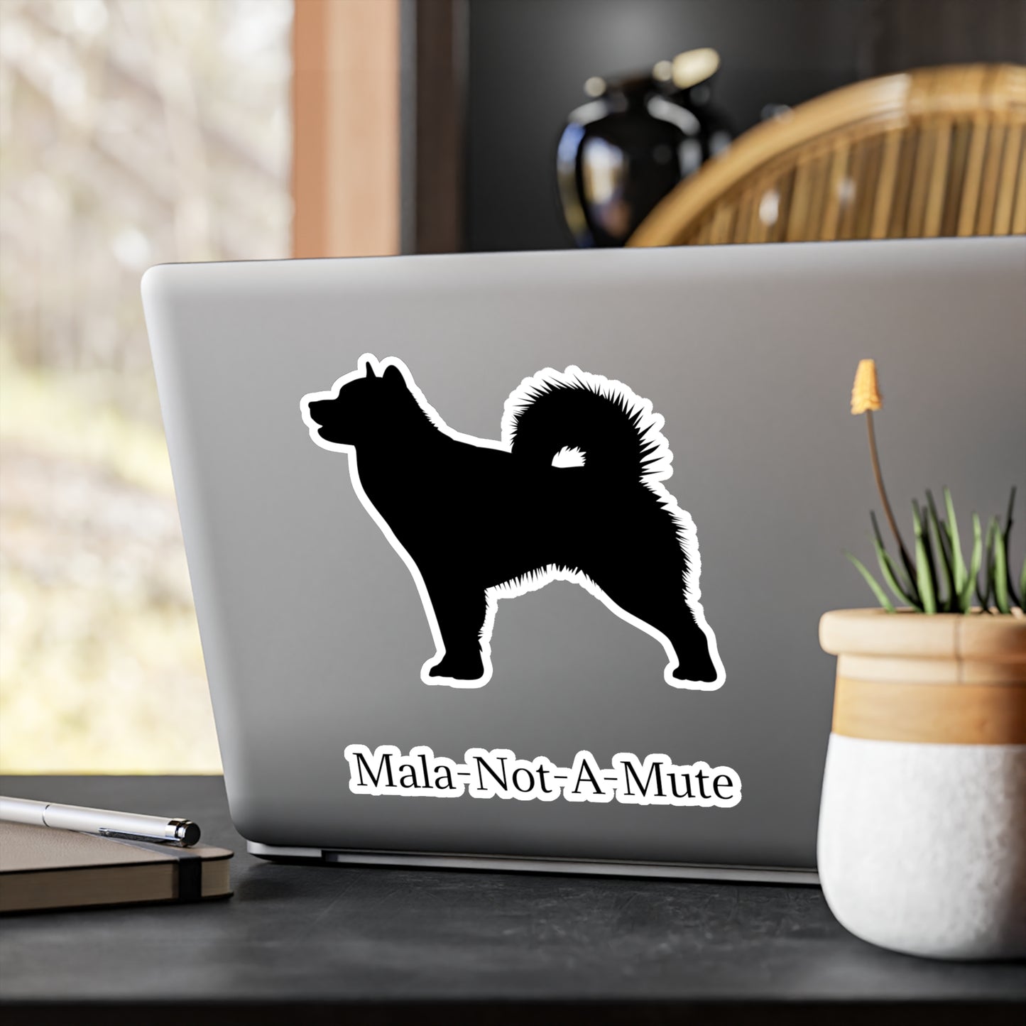 Mala-Not-A-Mute Vinyl Decal