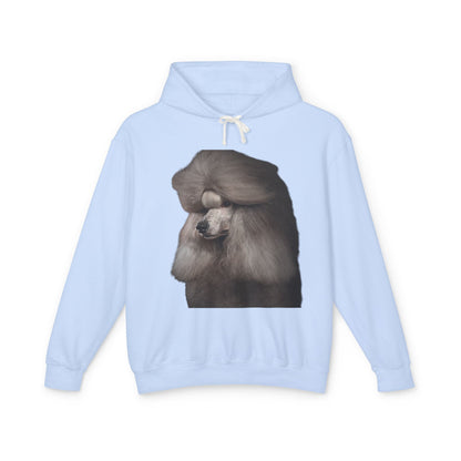 Poodle Head Unisex Lightweight Hoodie
