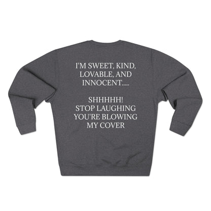 Blowing My Cover Unisex Crewneck Sweatshirt