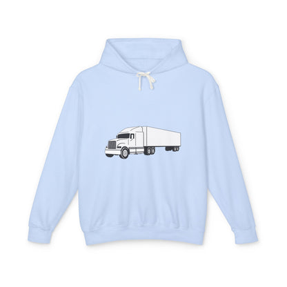 Semi Truck Unisex Lightweight Hoodie