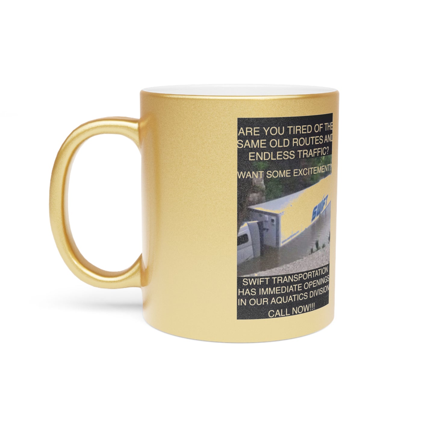 Swift Aquatics Metallic Coffee Mug