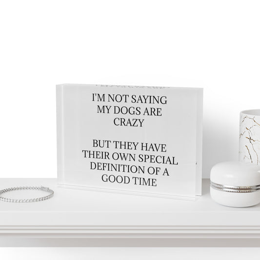 Special Definition Acrylic Photo Block