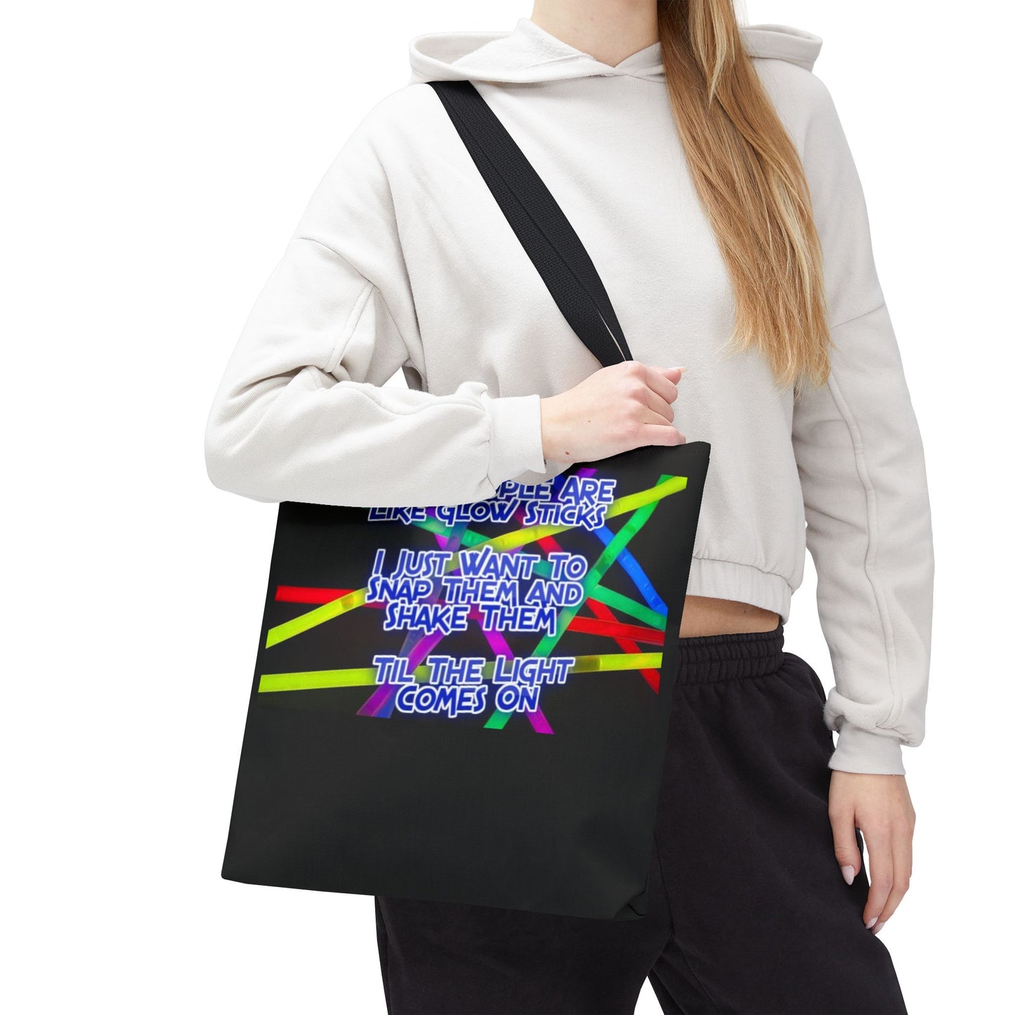 Glow Sticks Tote Bag