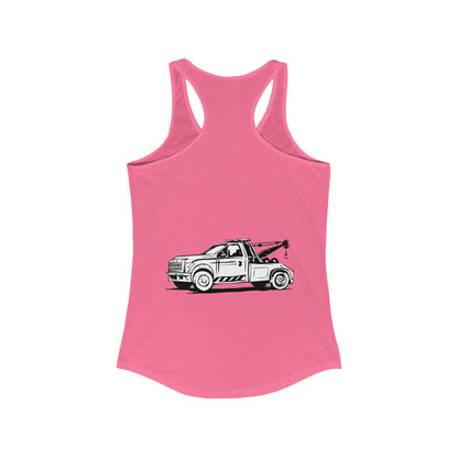Wheel Lift Tow Truck Women's Racerback Tank