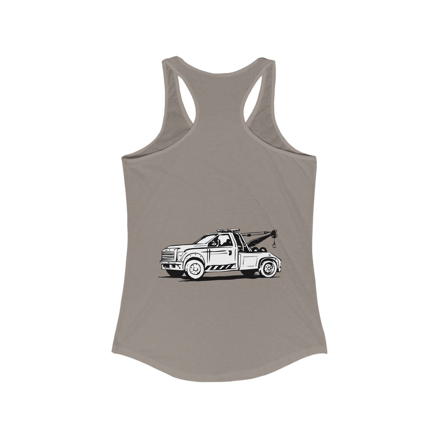 Wheel Lift Tow Truck Women's Racerback Tank