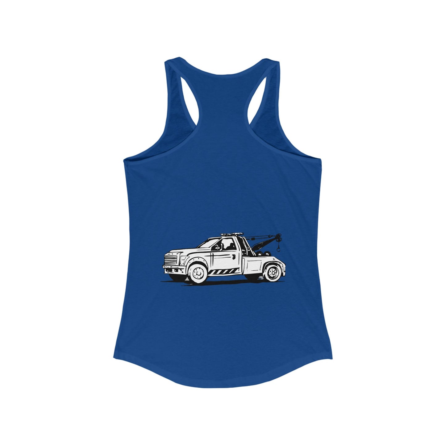 Wheel Lift Tow Truck Women's Racerback Tank