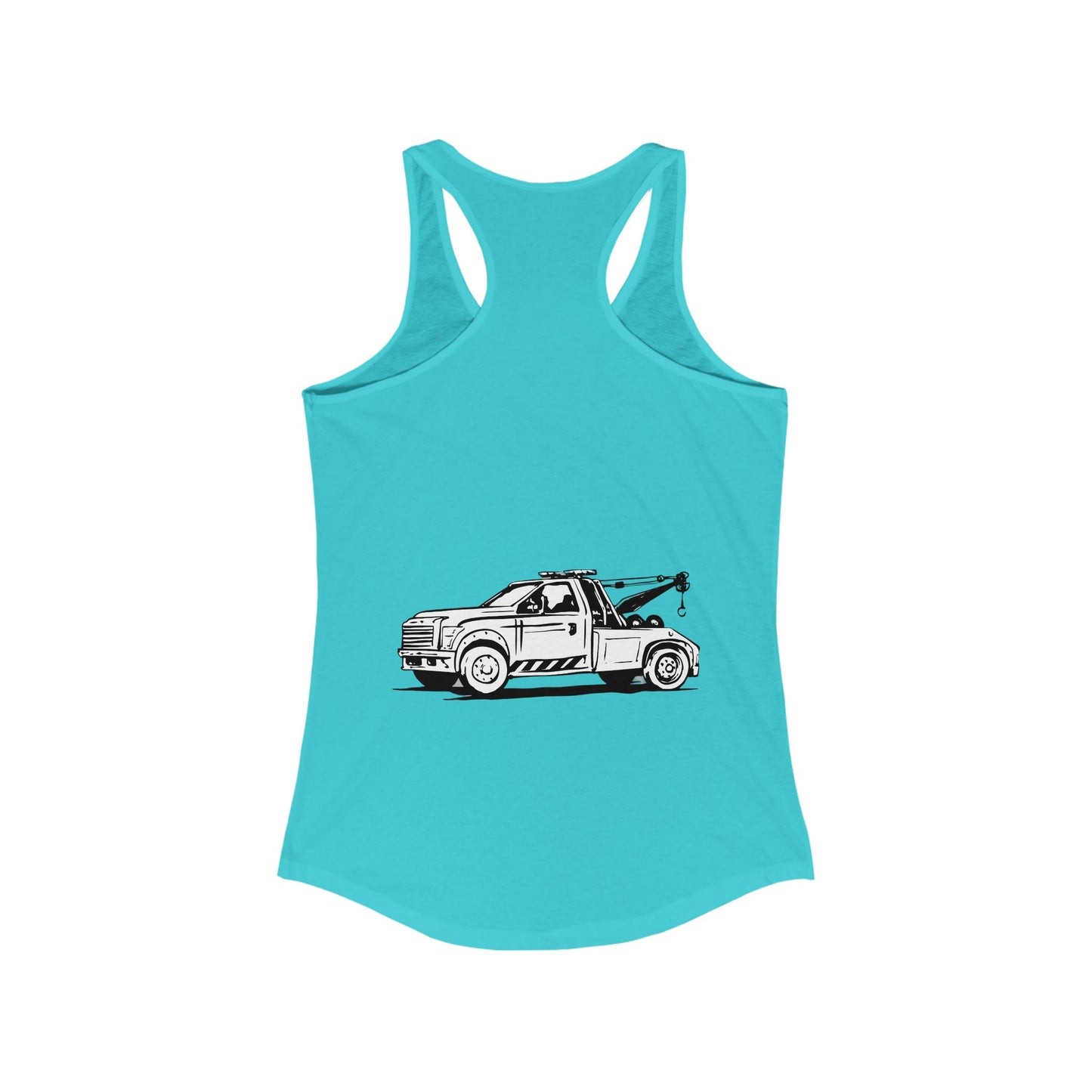 Wheel Lift Tow Truck Women's Racerback Tank