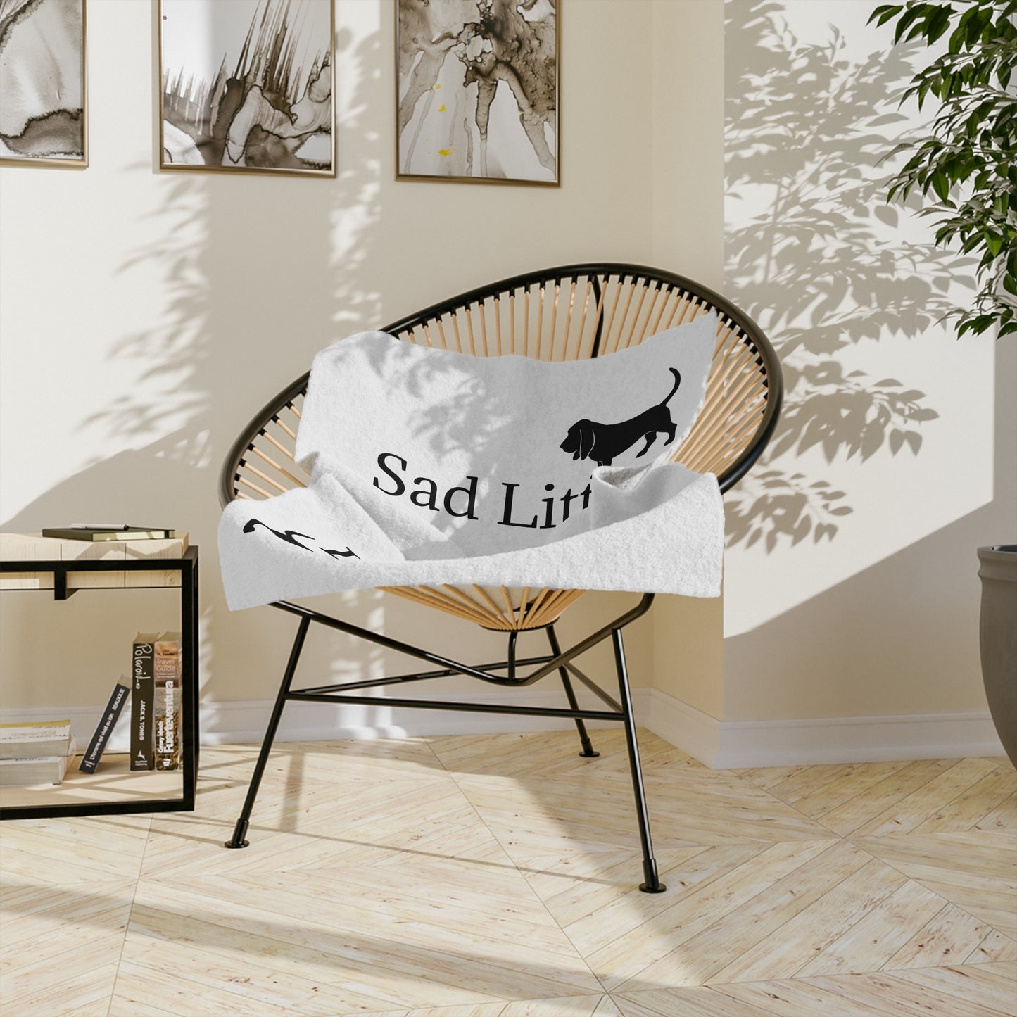 Sad Little Low Rider Velveteen Microfiber Blanket