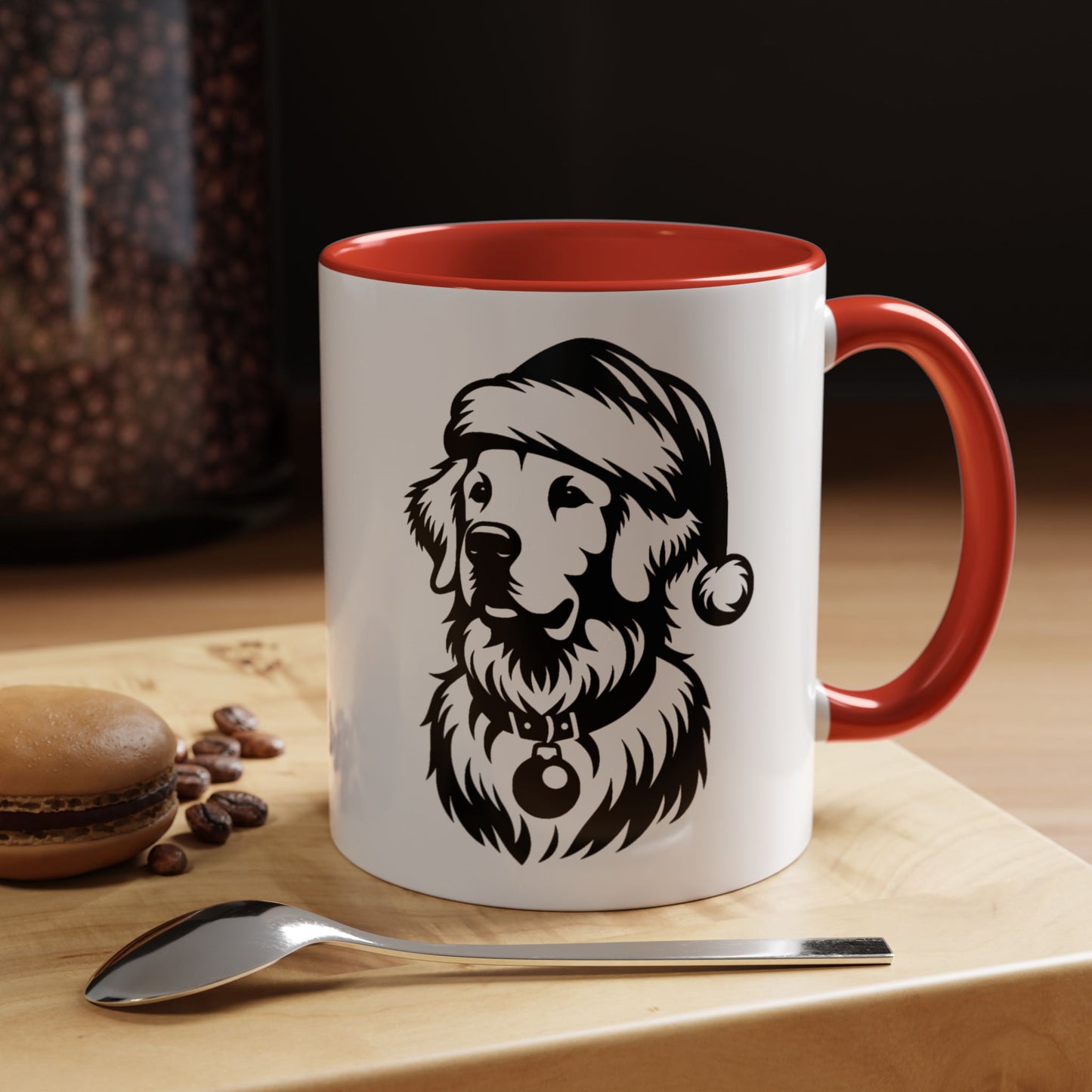 Santa Paws Golden 2-Tone Coffee Mug