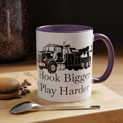 Hook Bigger 2-Tone Coffee Mug