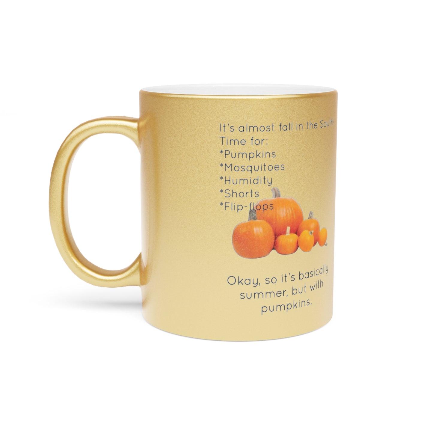 Fall In The South Metallic Coffee Mug
