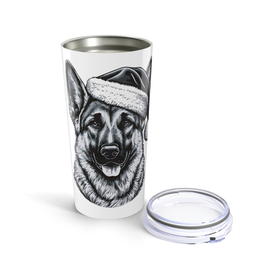 Santa Paws German Shepherd Tumbler
