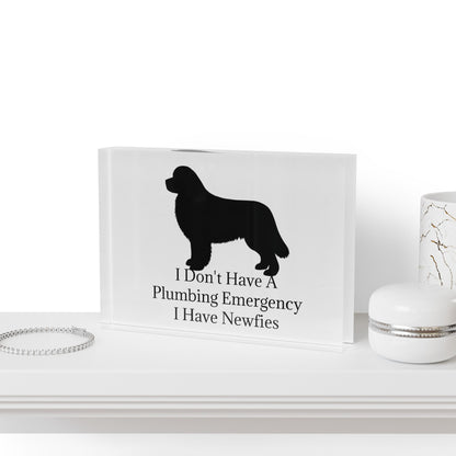 Plumbing Emergency Acrylic Photo Block