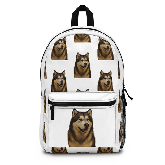 Malamute Head Backpack