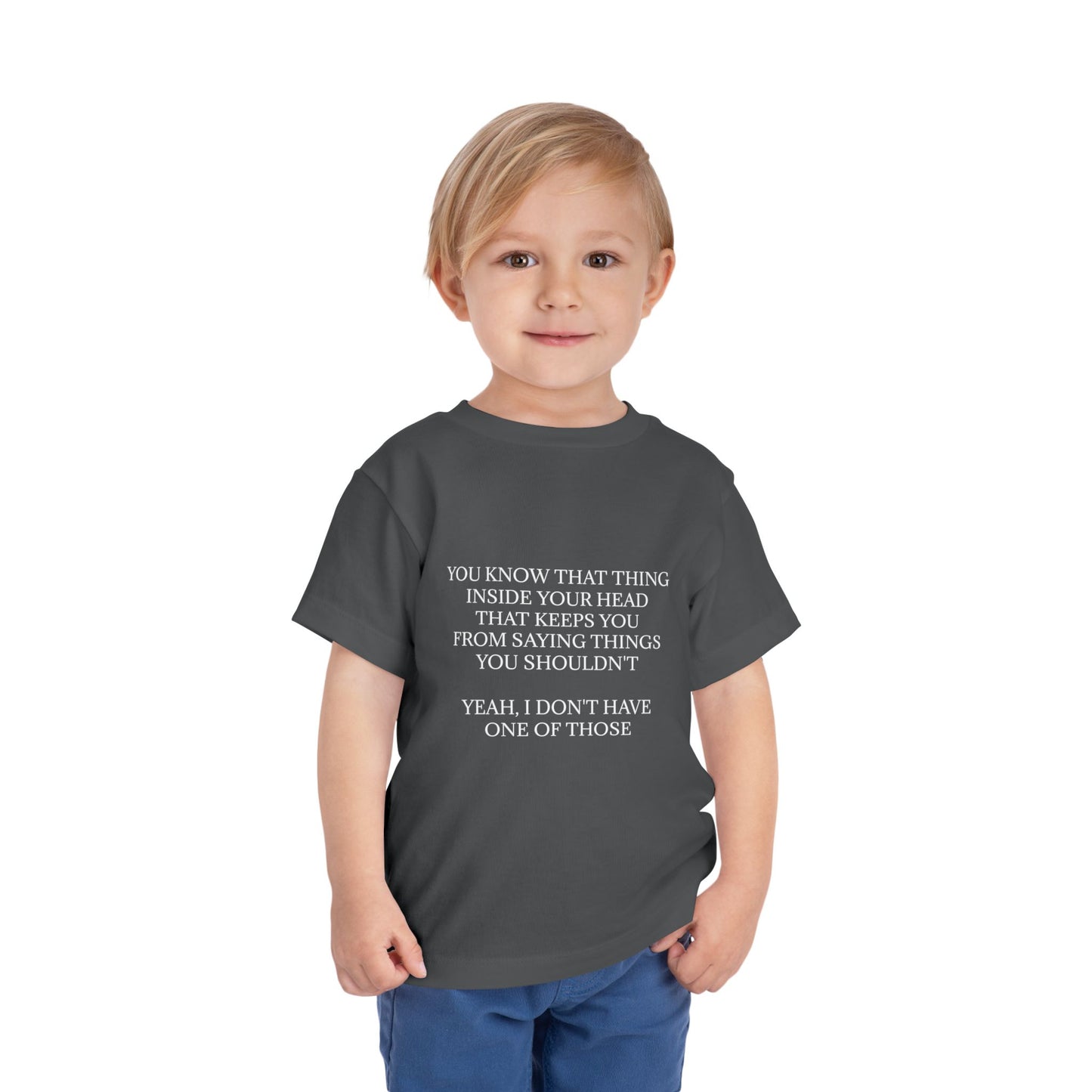 No Filter Toddler Unisex Short Sleeve Crewneck Tee