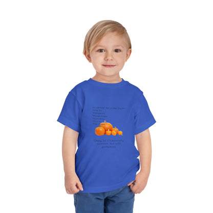 Fall In The South Toddler Unisex Short Sleeve Crewneck Tee