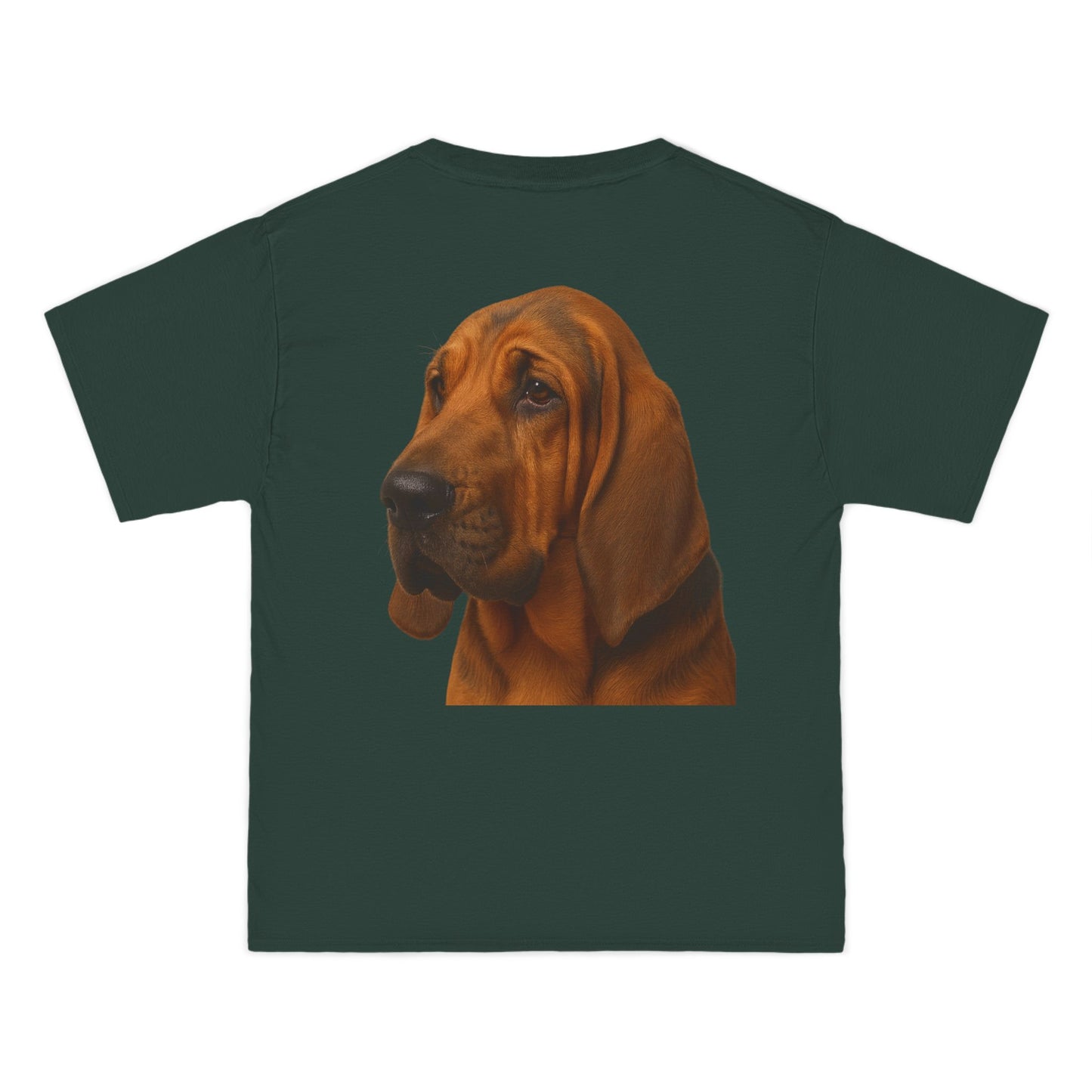 Bloodhound Head Men's Short-Sleeve Crewneck Tee