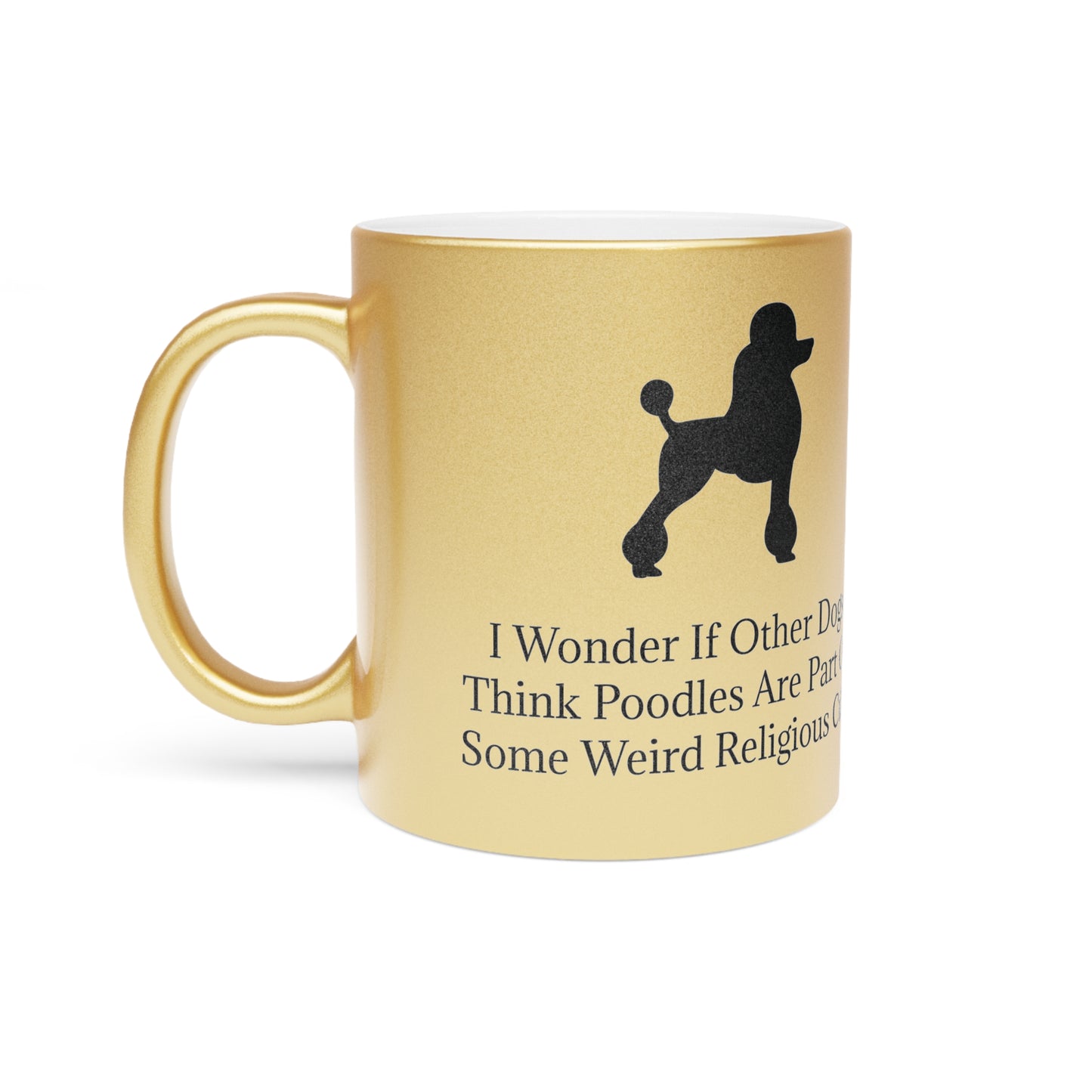 I Wonder Metallic Coffee Mug