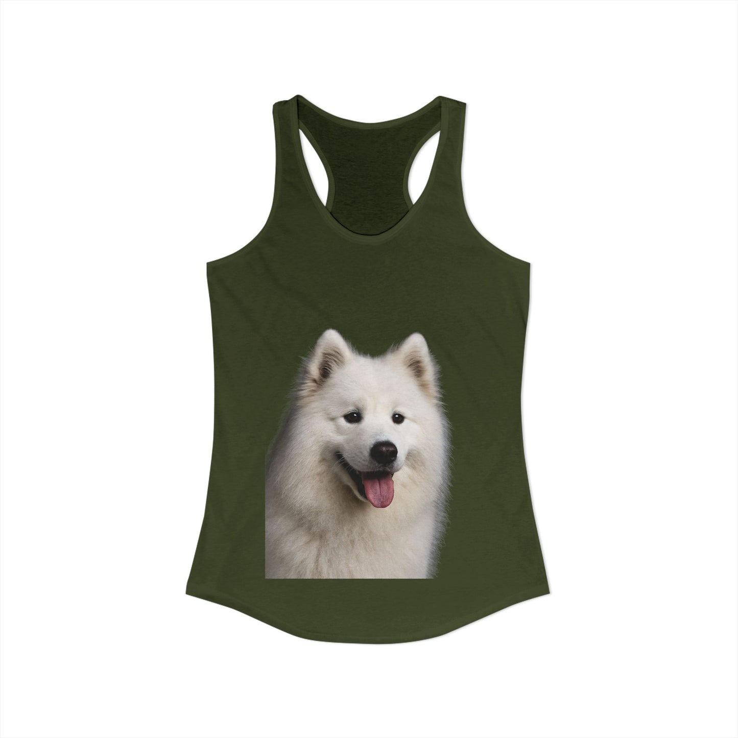 Samoyed Head Women's Racerback Tank