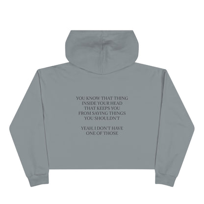 No Filter Women's Crop Hoodie