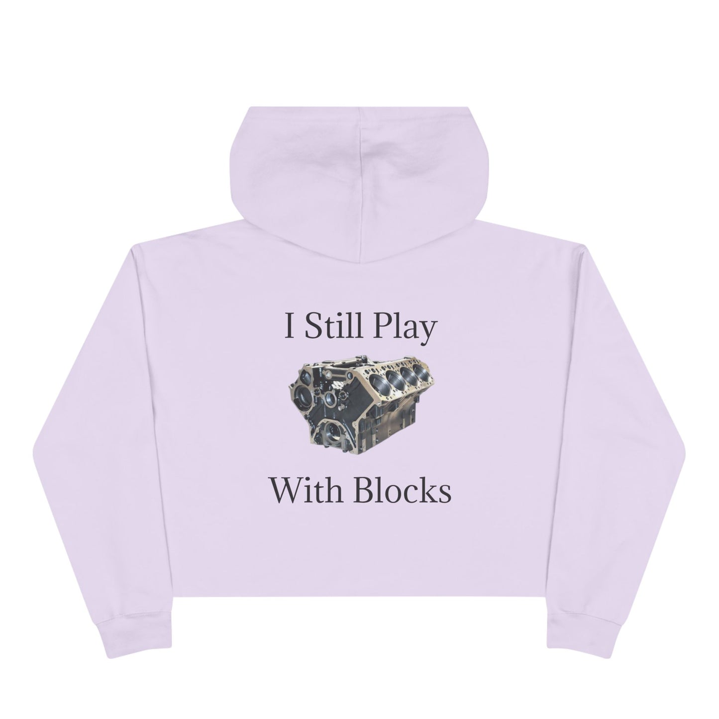 Play With Blocks Women's Crop Hoodie