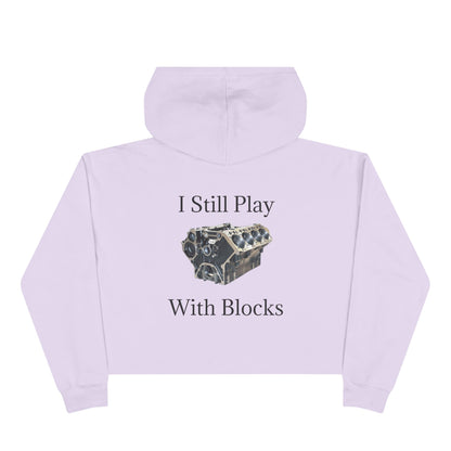 Play With Blocks Women's Crop Hoodie