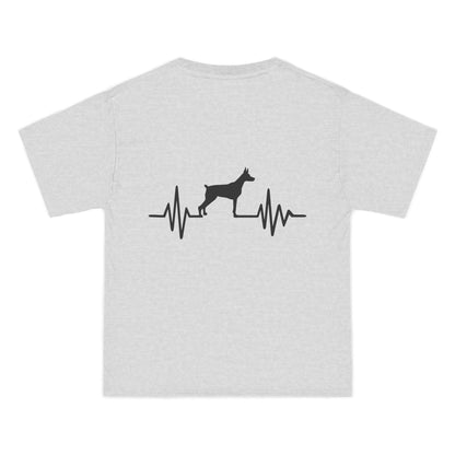 My Heart Beats For Dobermans Men's Short-Sleeve Crewneck Tee