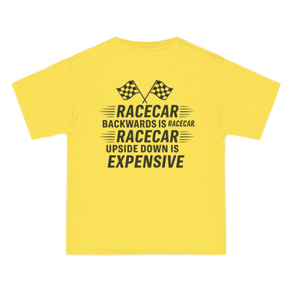 Racecar Backwards Men's Short-Sleeve Crewneck Tee