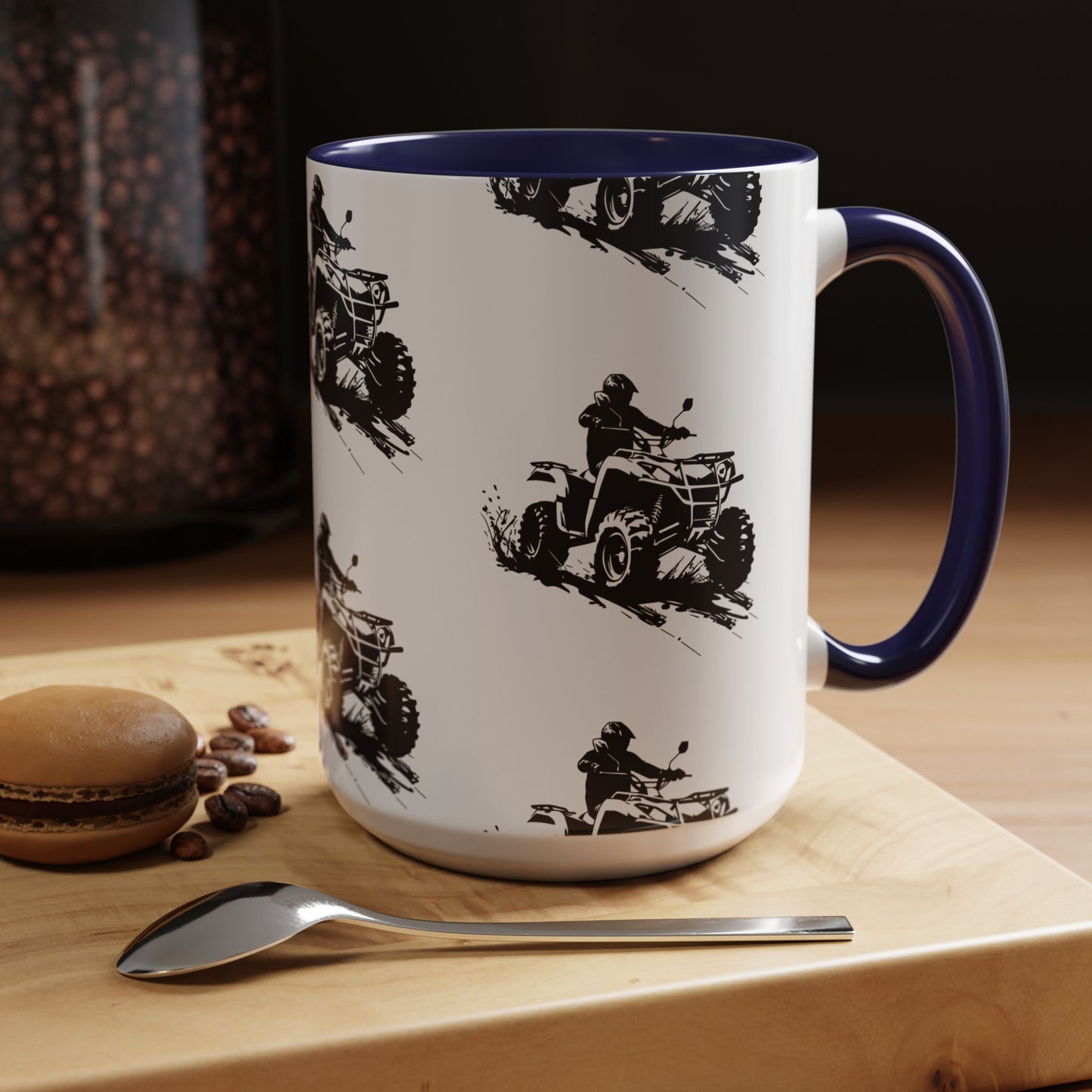 Slingin' Mud Quad 2-Tone Coffee Mug