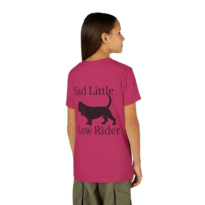 Sad Little Low Rider Youth Unisex Short Sleeve Crewneck Tee