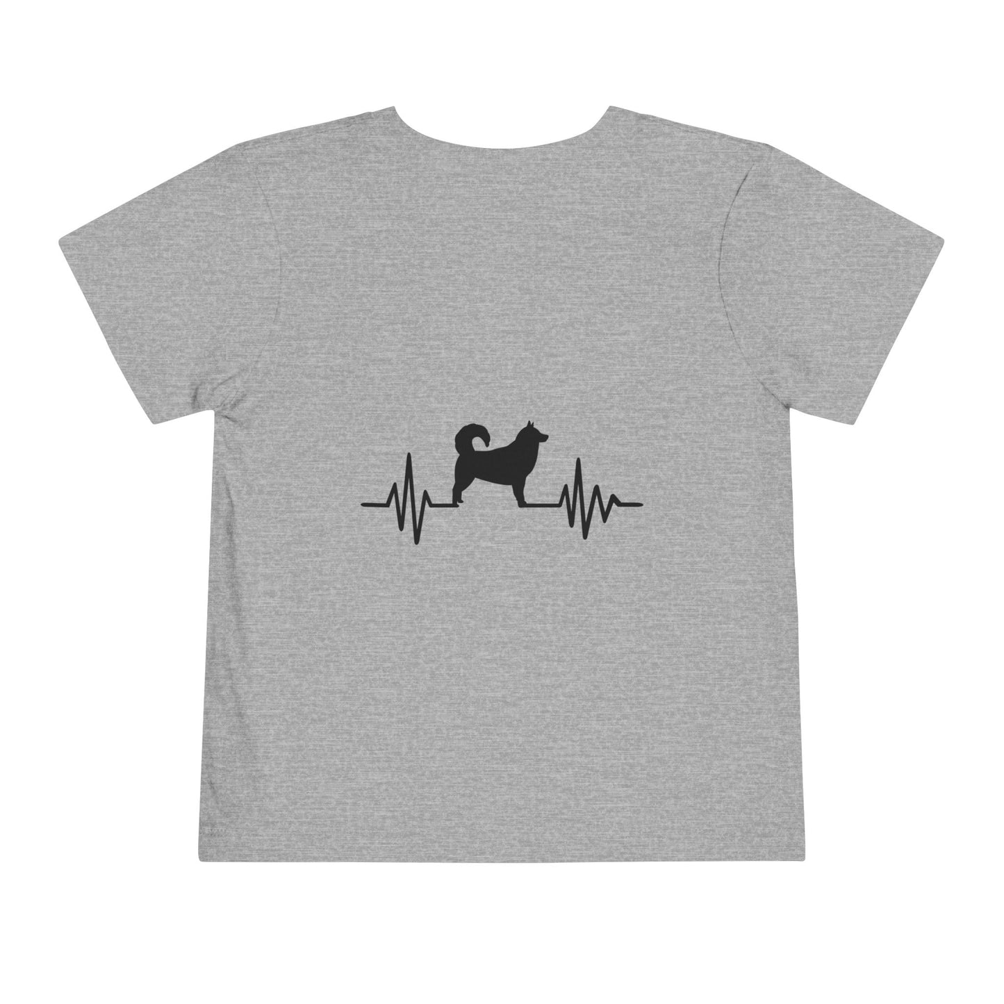 My Heart Beats For Malamutes Toddler Unisex Short Sleeve Crewneck Tee
