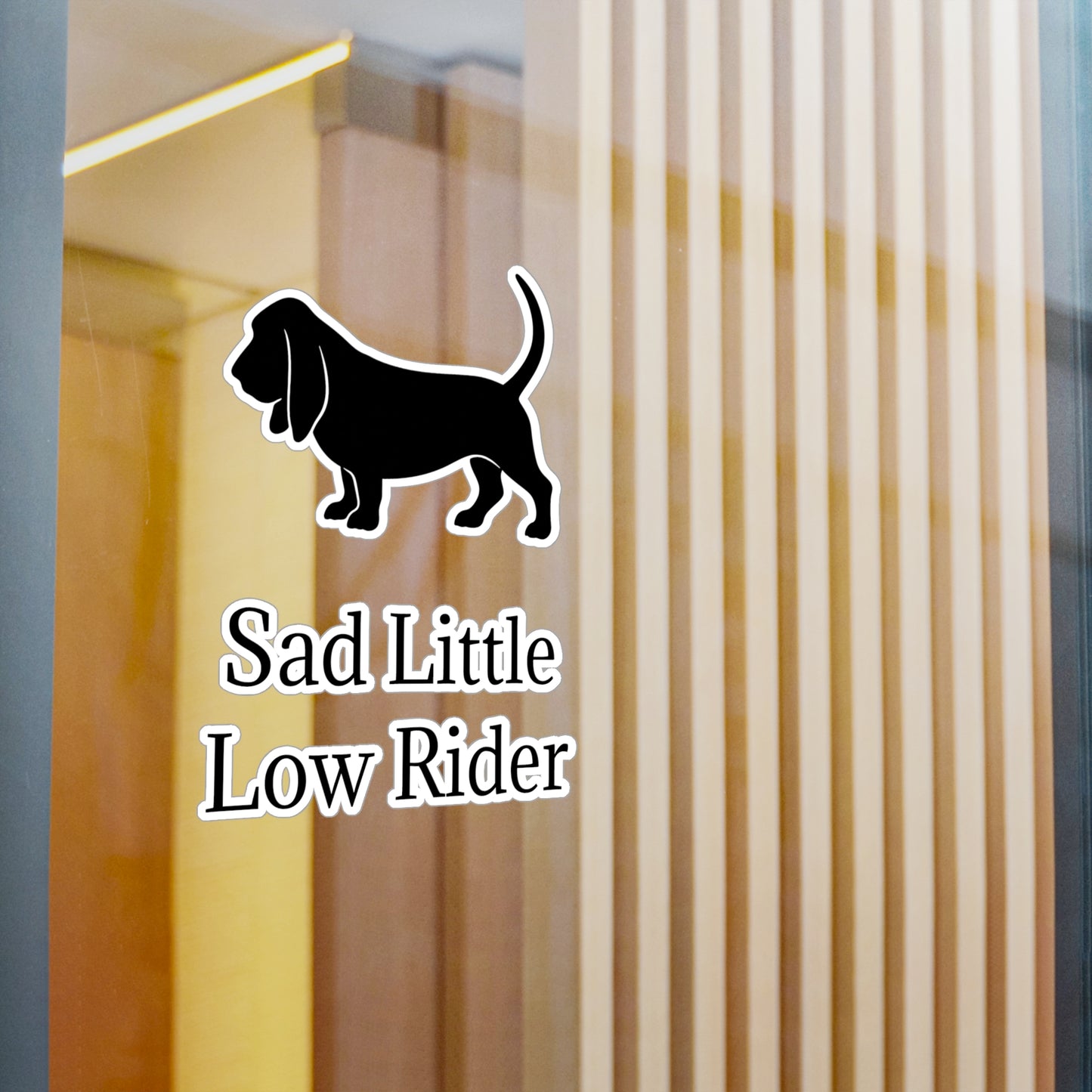 Sad Little Low Rider Vinyl Decal