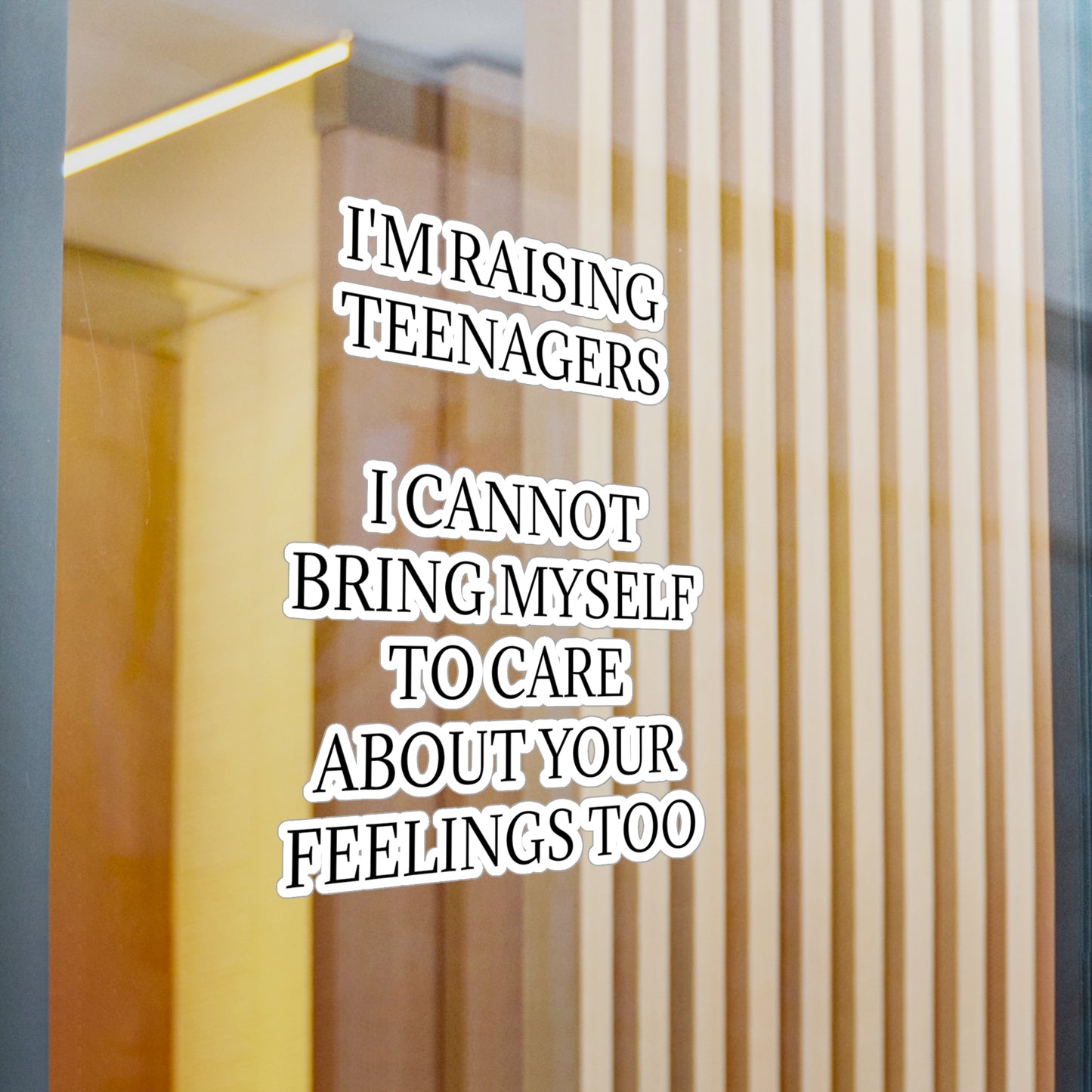 Raising Teenagers Vinyl Decal