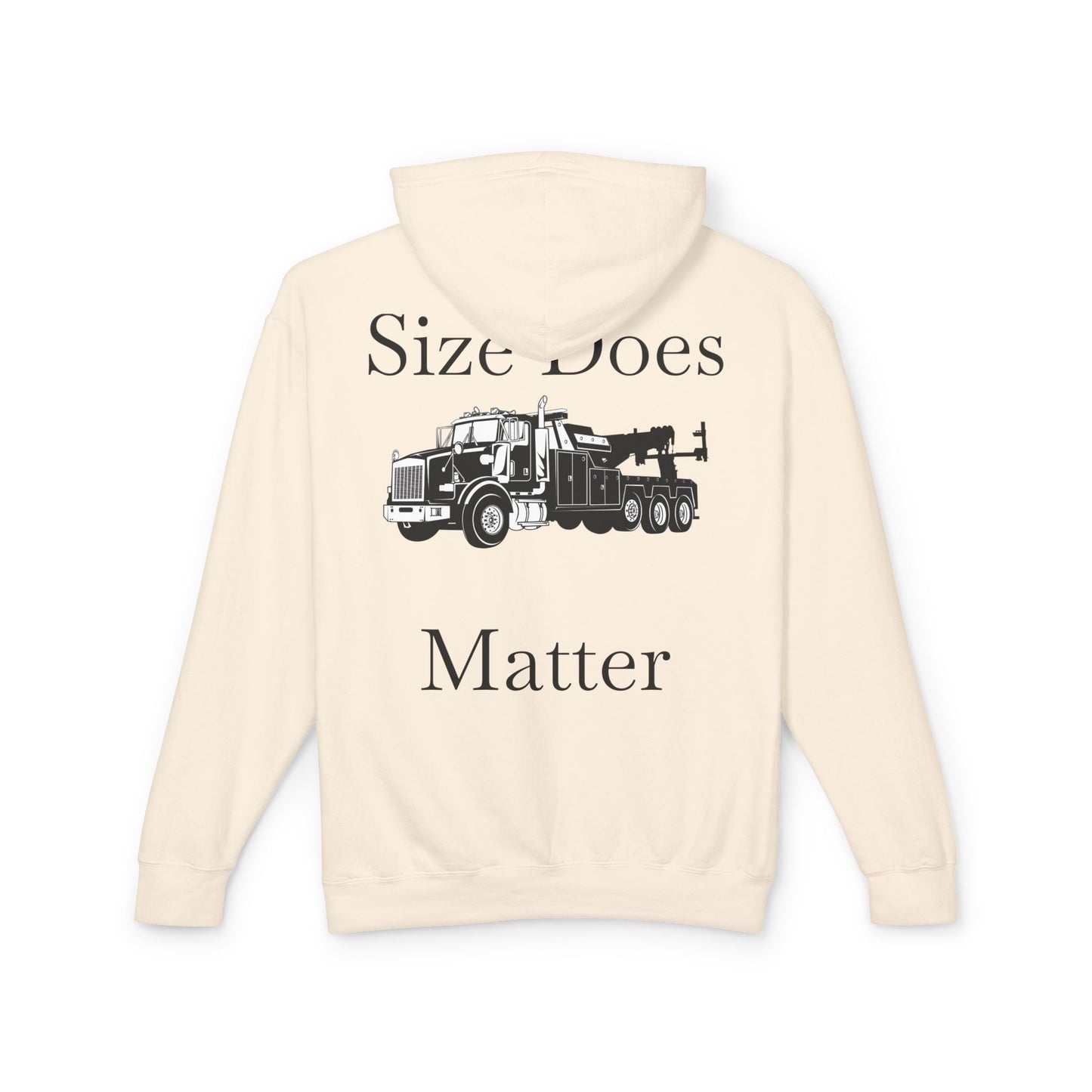Size Does Matter Unisex Lightweight Hoodie