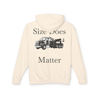 Size Does Matter Unisex Lightweight Hoodie