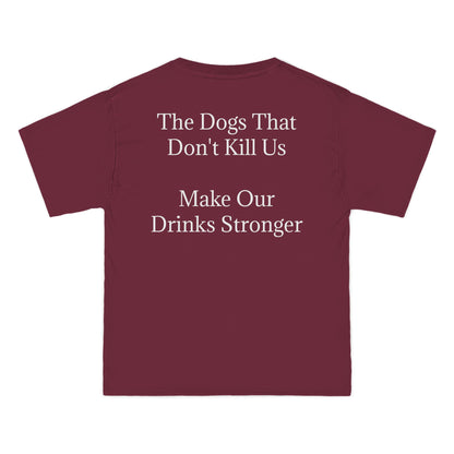 Drinks Stronger Men's Short-Sleeve Crewneck Tee