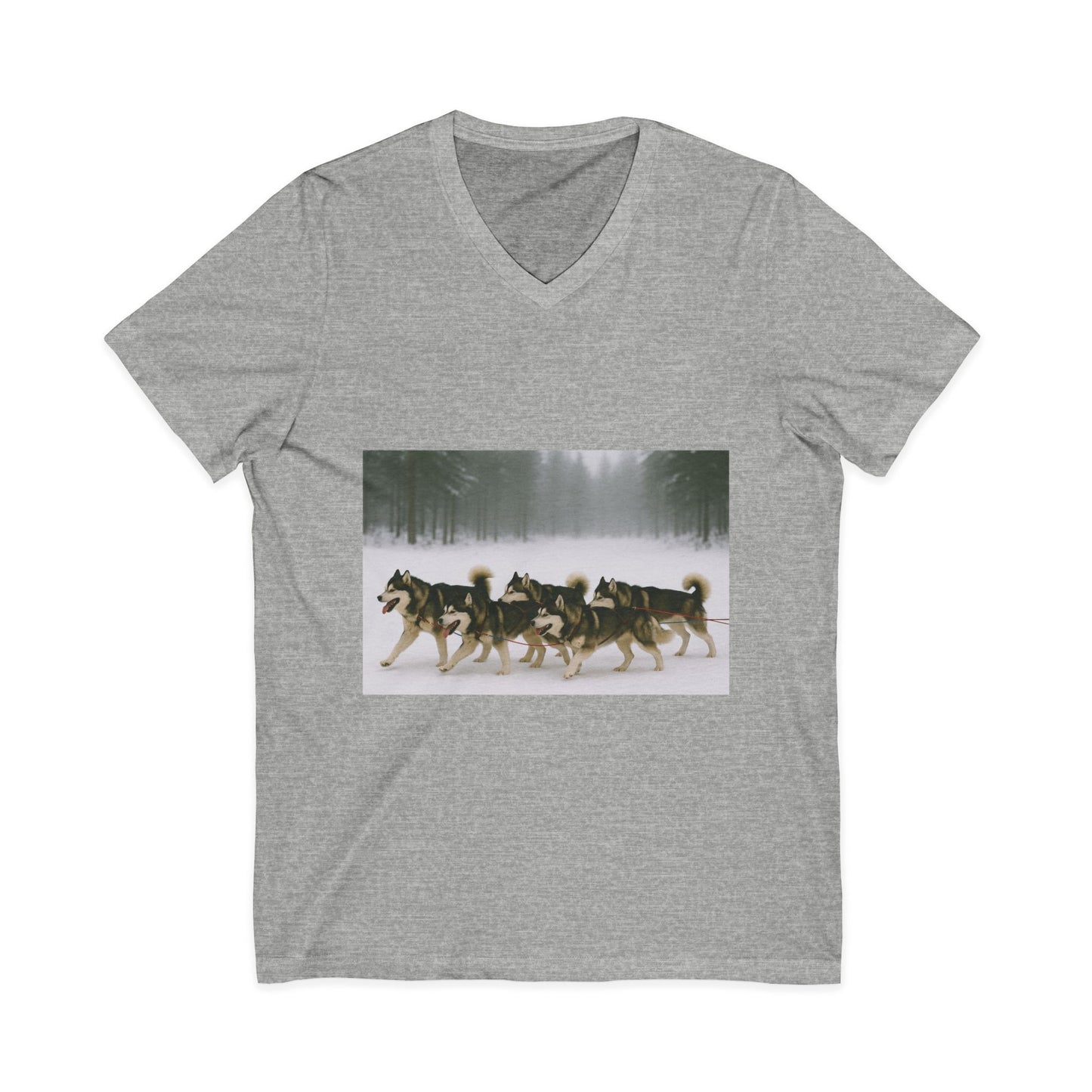 Mush On Unisex Short Sleeve V-Neck Tee