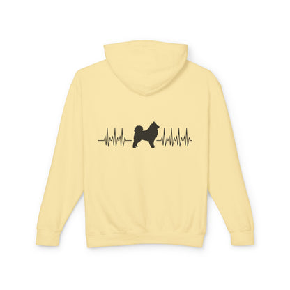My Heart Beats For Samoyeds Unisex Lightweight Hoodie