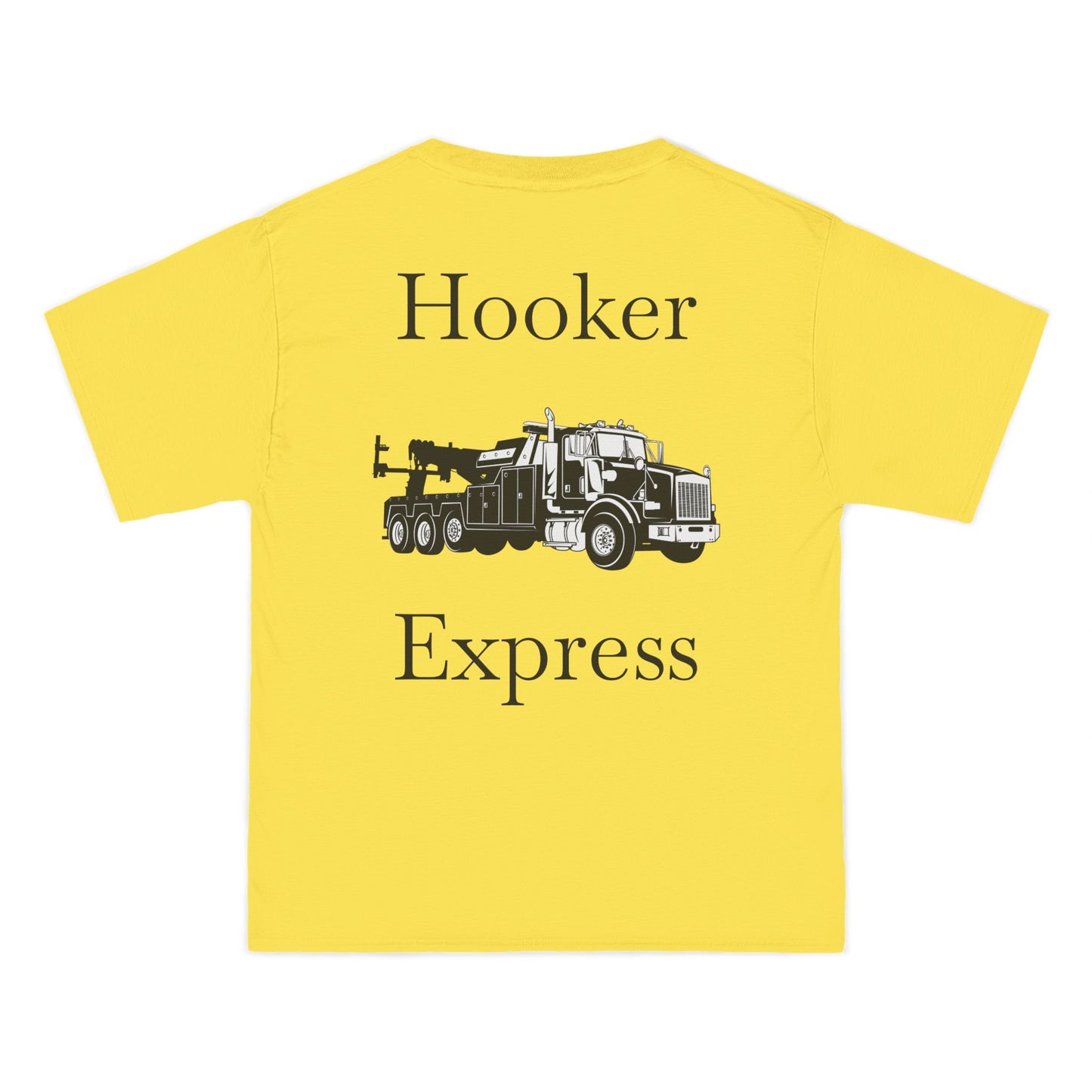 H**ker Express Heavy Tow Truck Men's Short-Sleeve Crewneck Tee