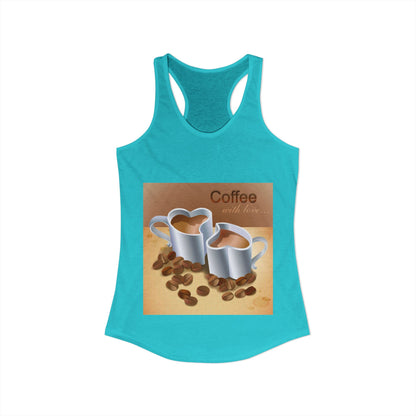 Coffee With Love Women's Racerback Tank