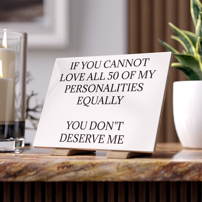 50 Personalities Ceramic Photo Tile