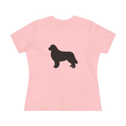 Newfie Silhouette Women's Short Sleeve Crewneck Tee