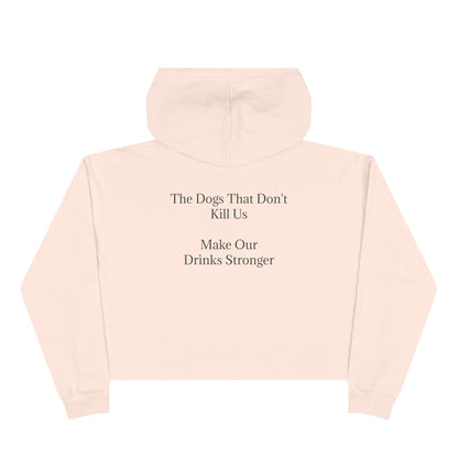 Drinks Stronger Women's Crop Hoodie