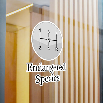 Endangered Species Vinyl Decal