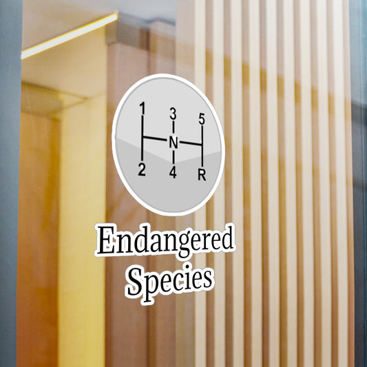 Endangered Species Vinyl Decal