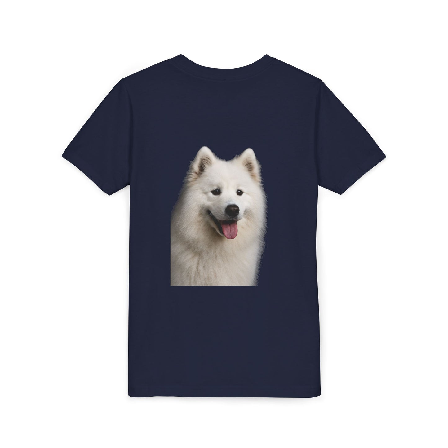 Samoyed Head Youth Unisex Short Sleeve Crewneck Tee
