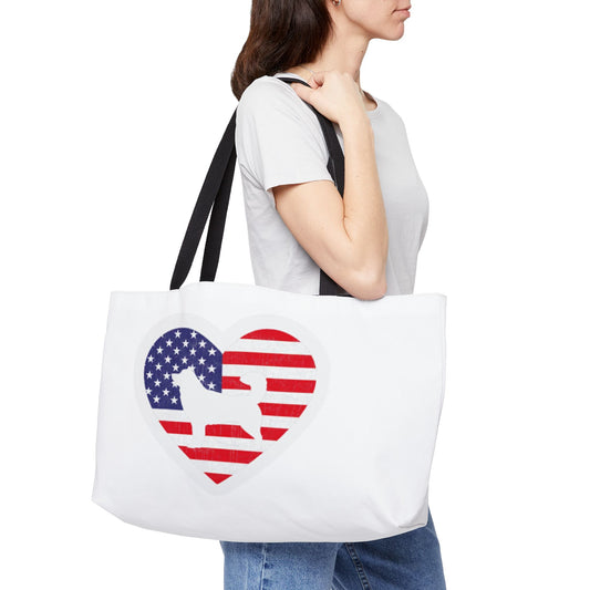 Malamute Flag Weekender Tote Bag