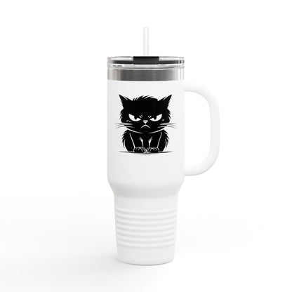 Angry Cat Insulated Travel Mug